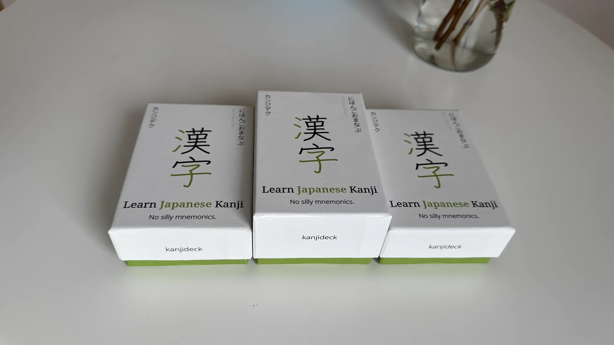 Fig 10. Three Kanjidecks just arrived